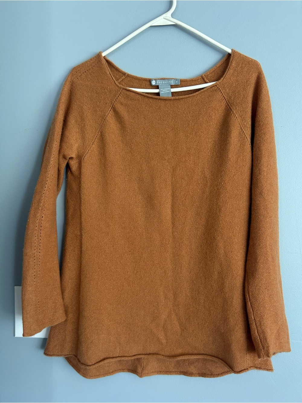 InCashmere Crewneck Sweater - Rust Brown